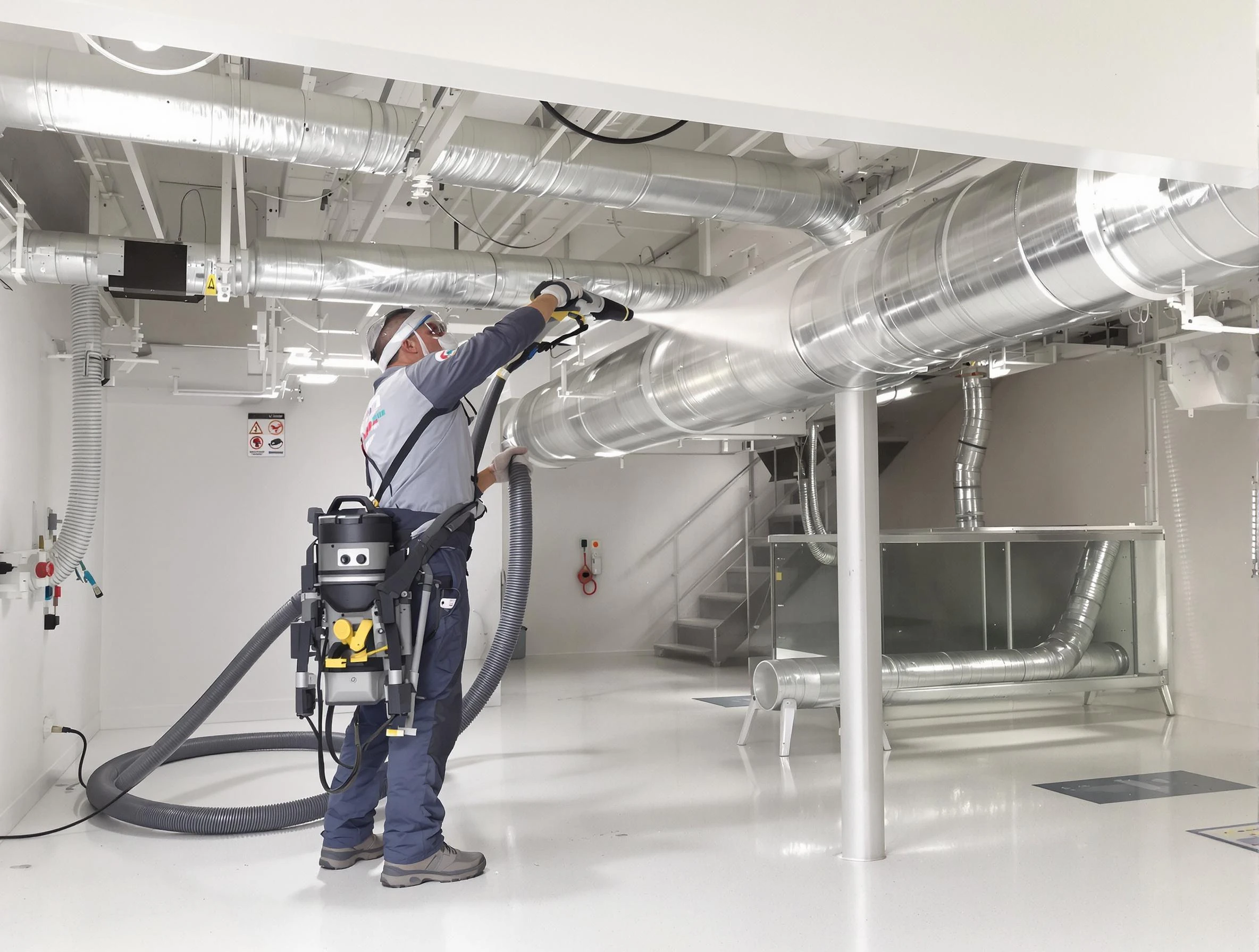 Professional central duct cleaning by Clay Air Duct Cleaning in Clay