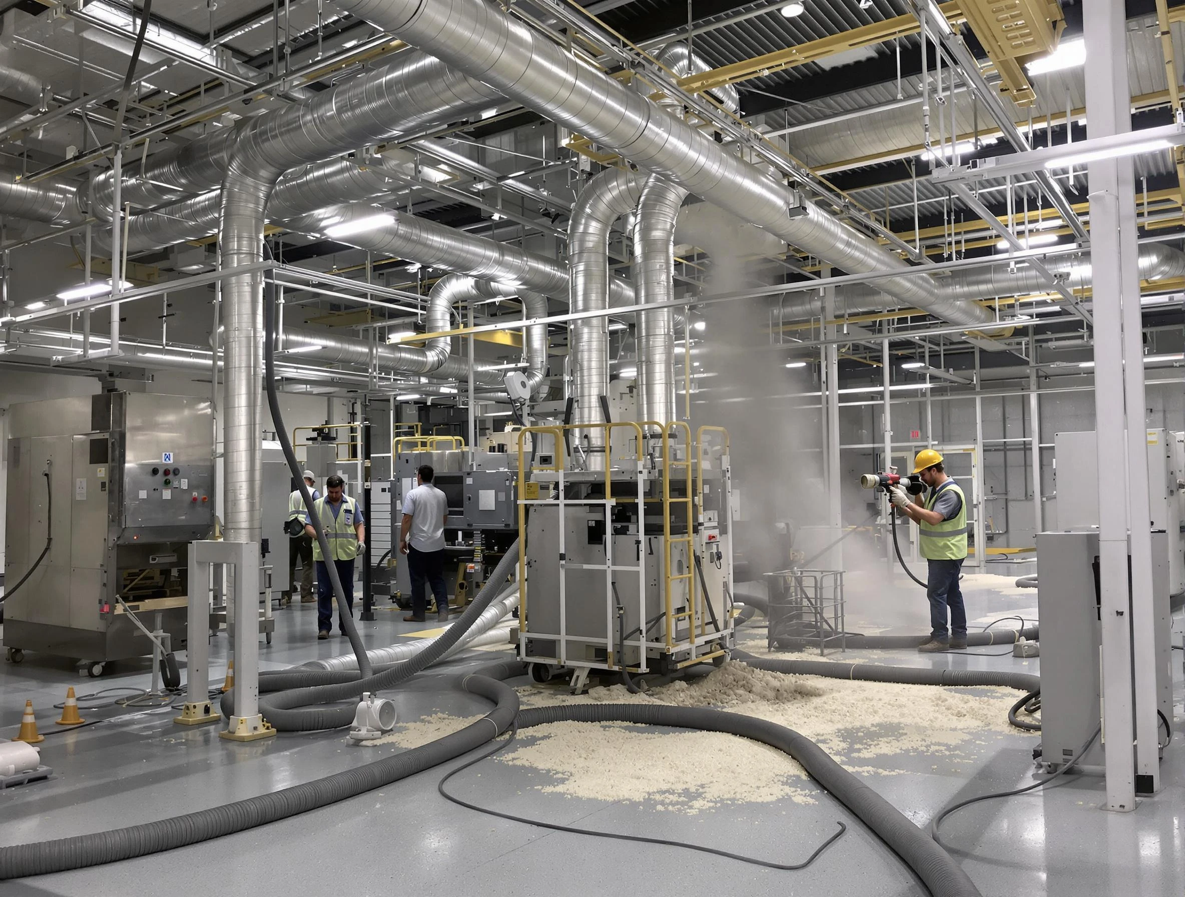 Heavy-duty industrial duct cleaning by Clay Air Duct Cleaning in Clay